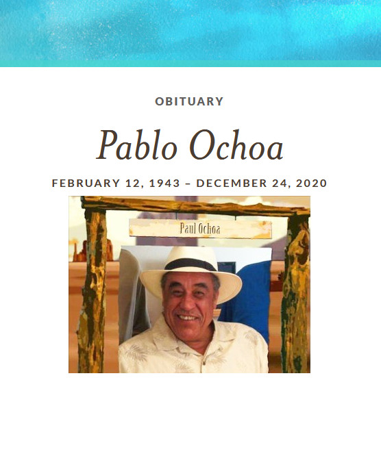 Pablo Ochoa Obituary